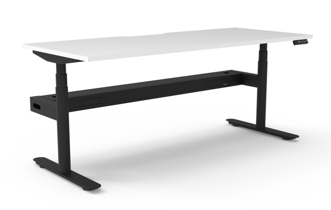 Black Frame - Natural Oak Top